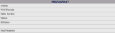 Restaurant Section of POS Configuration menu